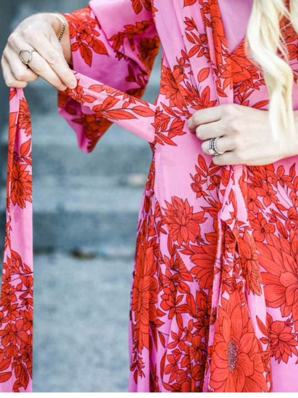 CAbi wrap dress.    Large. - Picture 4 of 4